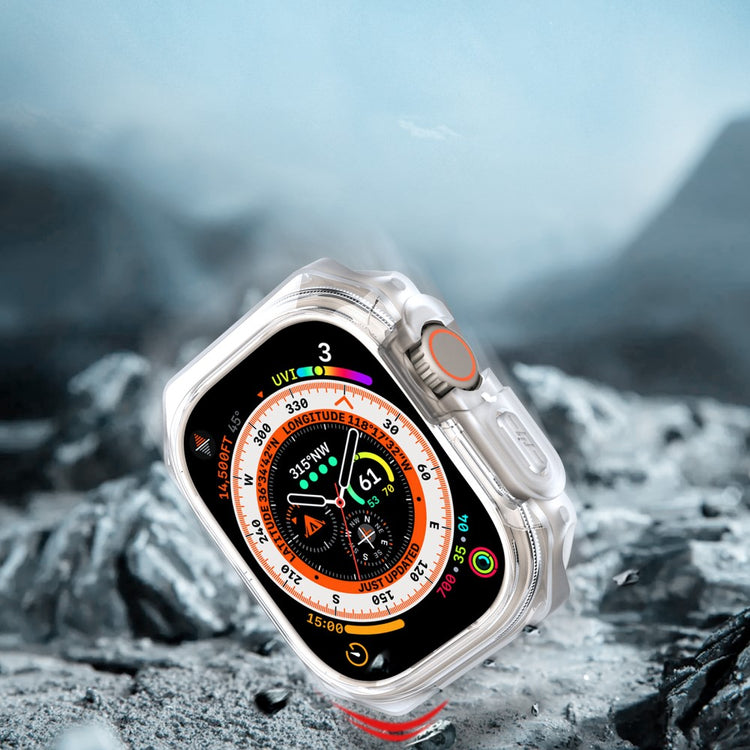 Meget Fint Silikone Cover passer til Apple Watch Ultra 2 / Apple Watch Ultra - Hvid#serie_6