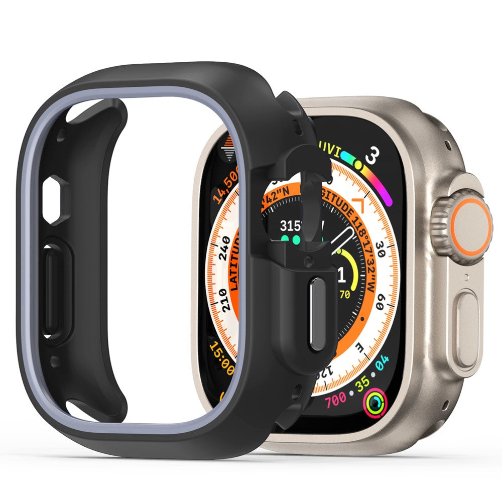 Alle Tiders Silikone Cover passer til Apple Watch Ultra 2 / Apple Watch Ultra - Sølv#serie_1