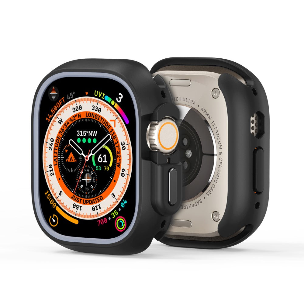 Alle Tiders Silikone Cover passer til Apple Watch Ultra 2 / Apple Watch Ultra - Sølv#serie_1