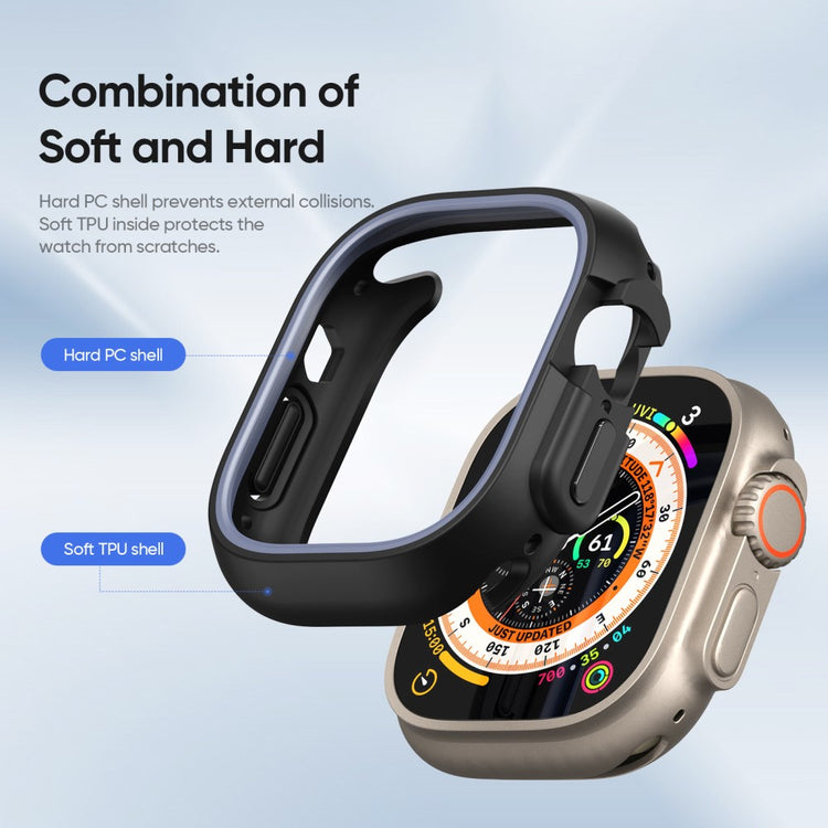 Alle Tiders Silikone Cover passer til Apple Watch Ultra 2 / Apple Watch Ultra - Sølv#serie_1