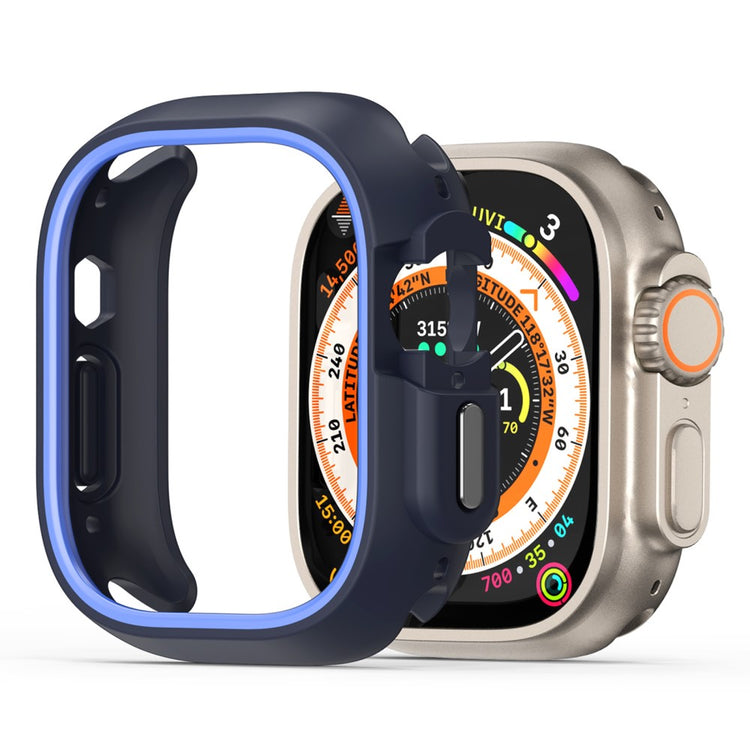 Alle Tiders Silikone Cover passer til Apple Watch Ultra 2 / Apple Watch Ultra - Blå#serie_3