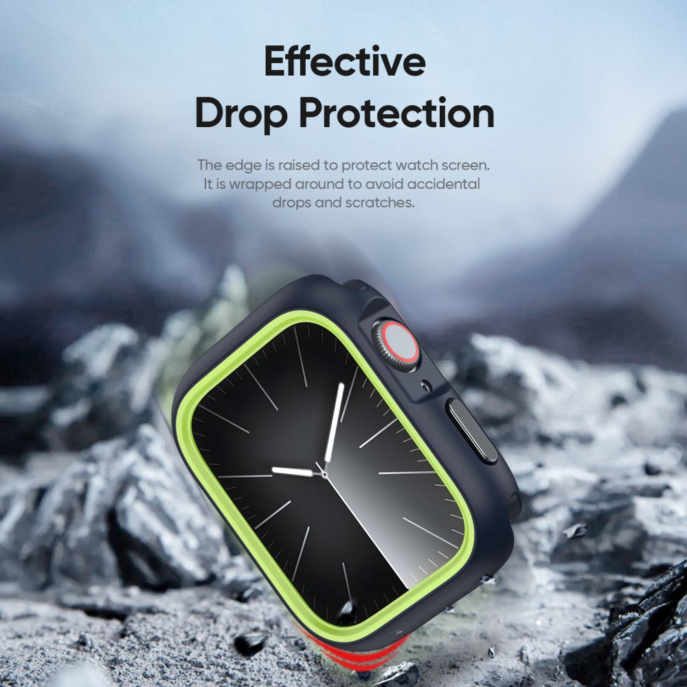 Mega Fed Silikone Cover passer til Apple Smartwatch - Grøn#serie_4