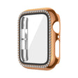 Häftigt Apple Smartwatch Strass Och Glas Universell Armband