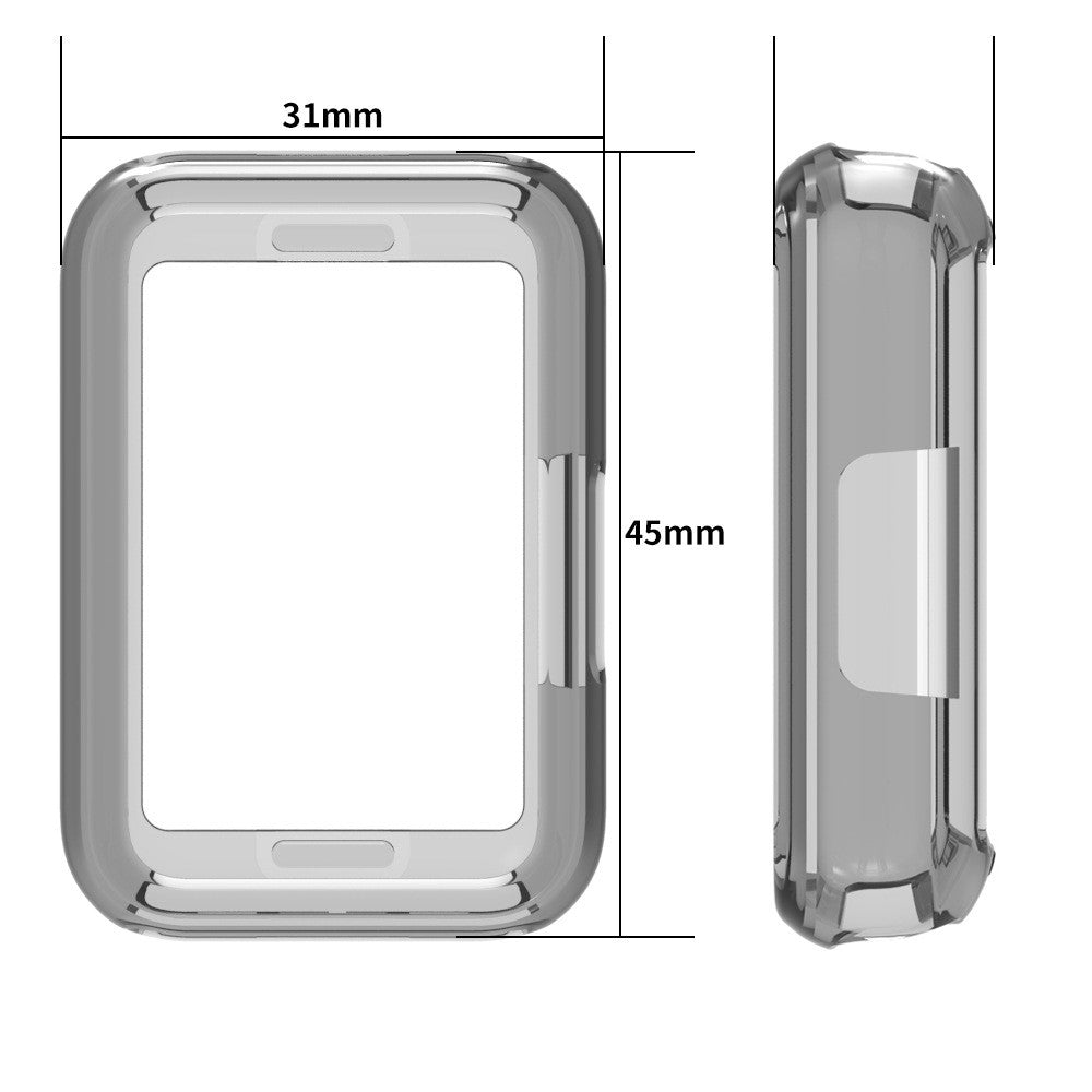 Samsung Galaxy Fit 3 Transparent Silicone Bumper - Transparent#serie_5