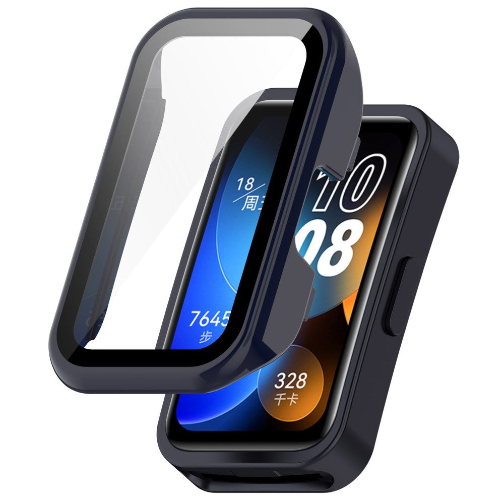 Super Good Huawei Band 8 / Huawei Band 9 Universel Cover with Screen Protector in Glass - Blue#serie_4