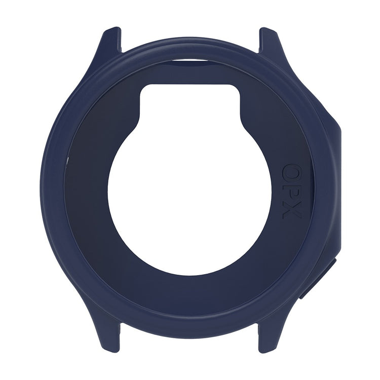 Oppo Watch X Frame Cover Silicone Protection Case Anti-Collision Smartwatch Edge Sleeve - Midnight Blue#serie_6