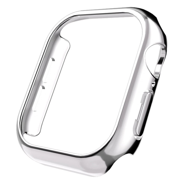 Apple Watch Series 10 46mm Case Electroplated Hollow Hard Bump Resistant Watch Protective Cover - Silver#serie_7