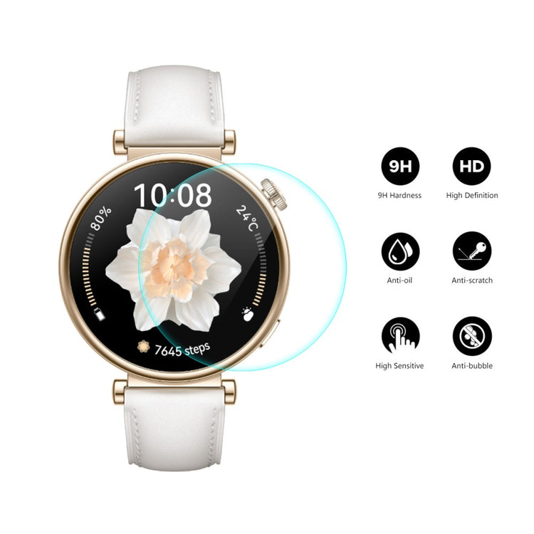 Silikone Skærmbeskytter passer til Huawei Watch GT 4 41mm - Gennemsigtig#serie_505