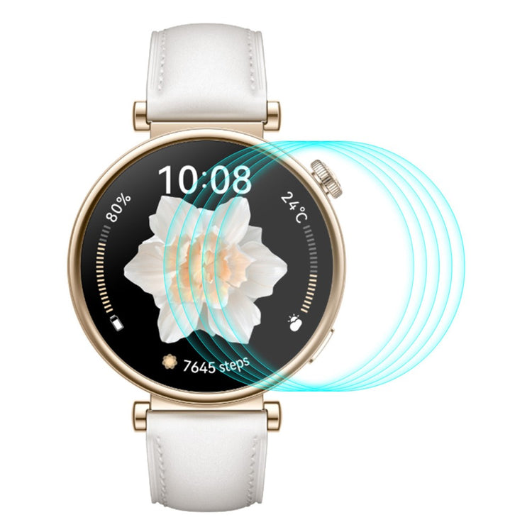 Silikone Skærmbeskytter passer til Huawei Watch GT 4 41mm - Gennemsigtig#serie_507