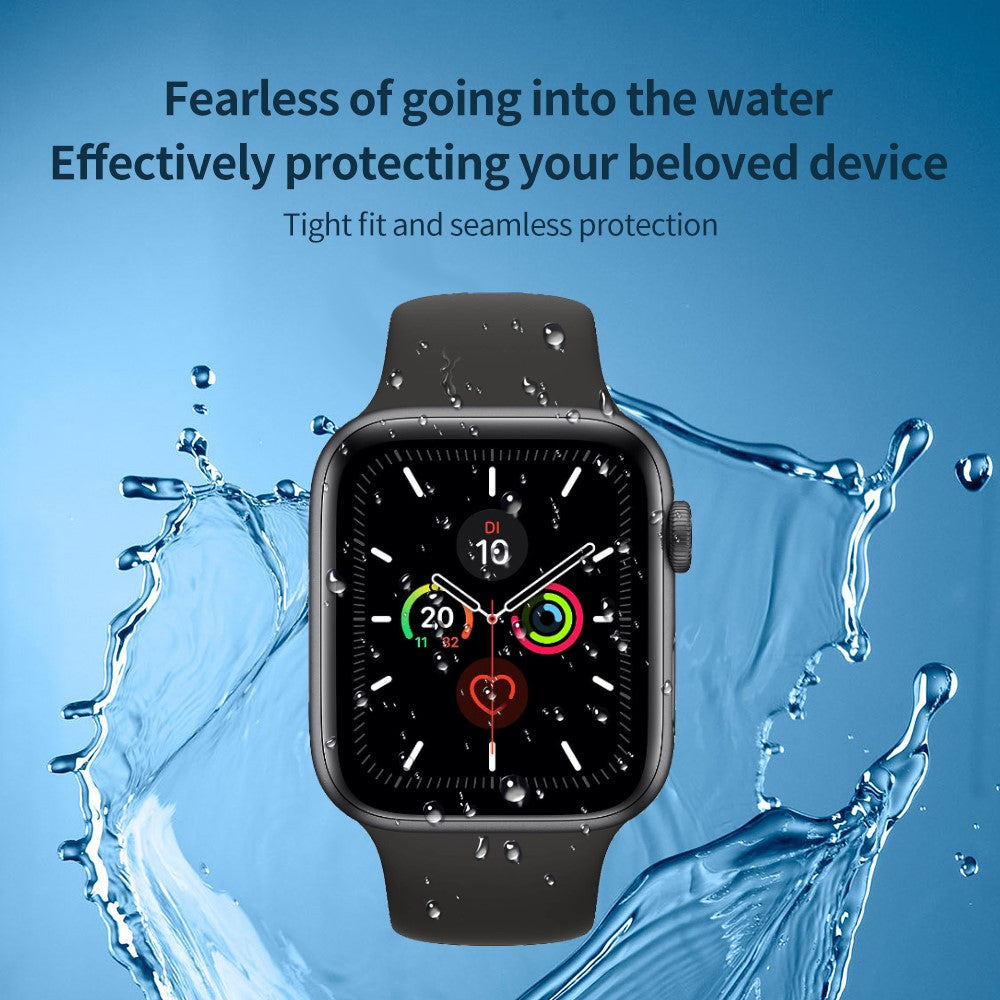 Vildt Kønt Silikone Universal Rem passer til Apple Smartwatch - Gennemsigtig#serie_788