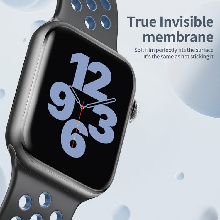Vildt Kønt Silikone Universal Rem passer til Apple Smartwatch - Gennemsigtig#serie_788