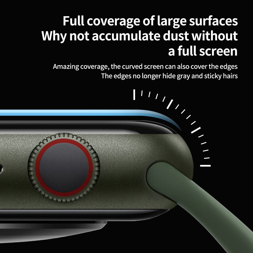 Mega Pænt Silikone Universal Rem passer til Apple Smartwatch - Gennemsigtig#serie_793