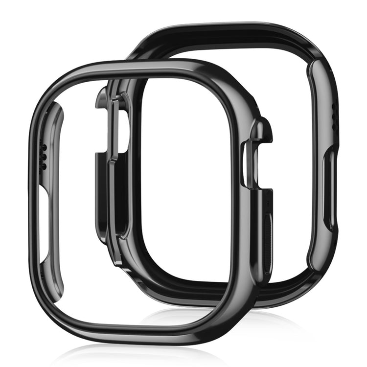 Apple Watch Series 6 / 5 / 4 / SE (2022) / SE 44mm Watch Cover drop-resistant Bump Resistant Electroplating Case - Black#serie_1