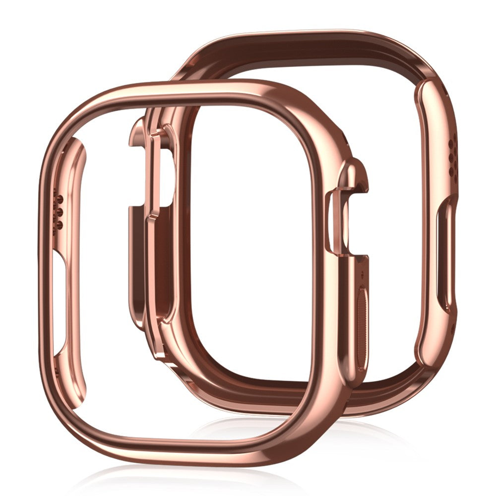 Apple Watch Series 6 / 5 / 4 / SE (2022) / SE 44mm Watch Cover drop-resistant Bump Resistant Electroplating Case - Rose Gold#serie_3