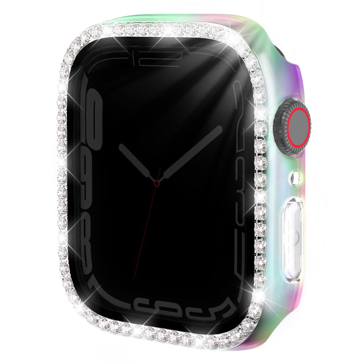 Mega Good Apple Smartwatch Universel Cover with Screen Protector in Rhinestone and Glass - Multicolor#serie_8