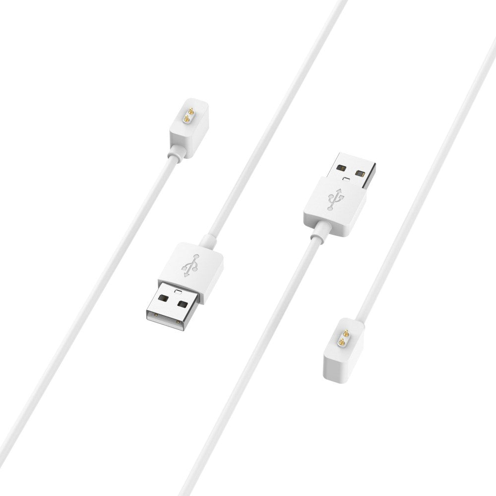 60cm USB Opladningskabel passer til Xiaomi Smartwatch - Hvid#serie_2