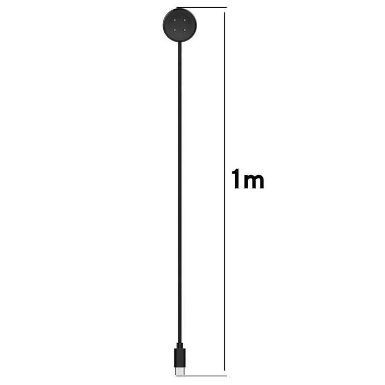 100cm Silikone Magnetisk Type-C Opladningskabel passer til Google Pixel Watch 2 - Hvid#serie_2