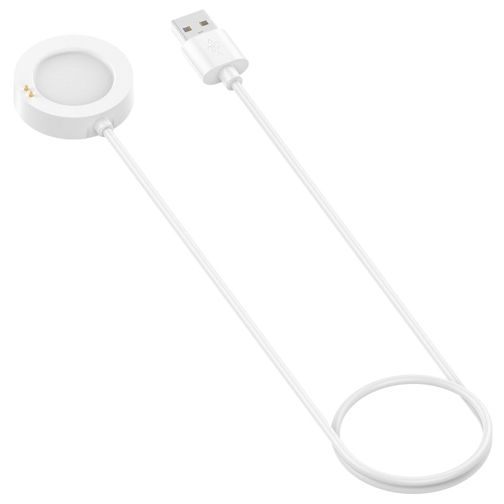 100cm Plastic And Silicone Smartwatch Magnetic Charger - White#serie_2