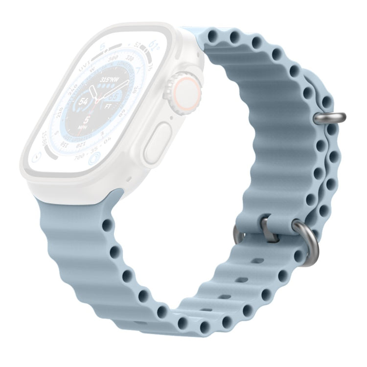 Mega Delightful Apple Smartwatch Silicone Universel Strap - Blue#serie_4