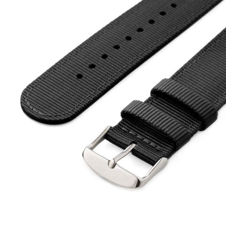 Komfortabel Skagen Falster 2 Nylon Rem - Sort#serie_c001