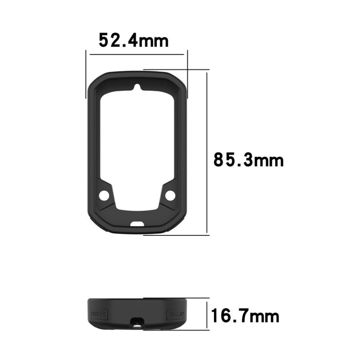 Godt Silikone Cover til Bryton Rider 430 / Bryton Rider 320 - Rød#serie_3