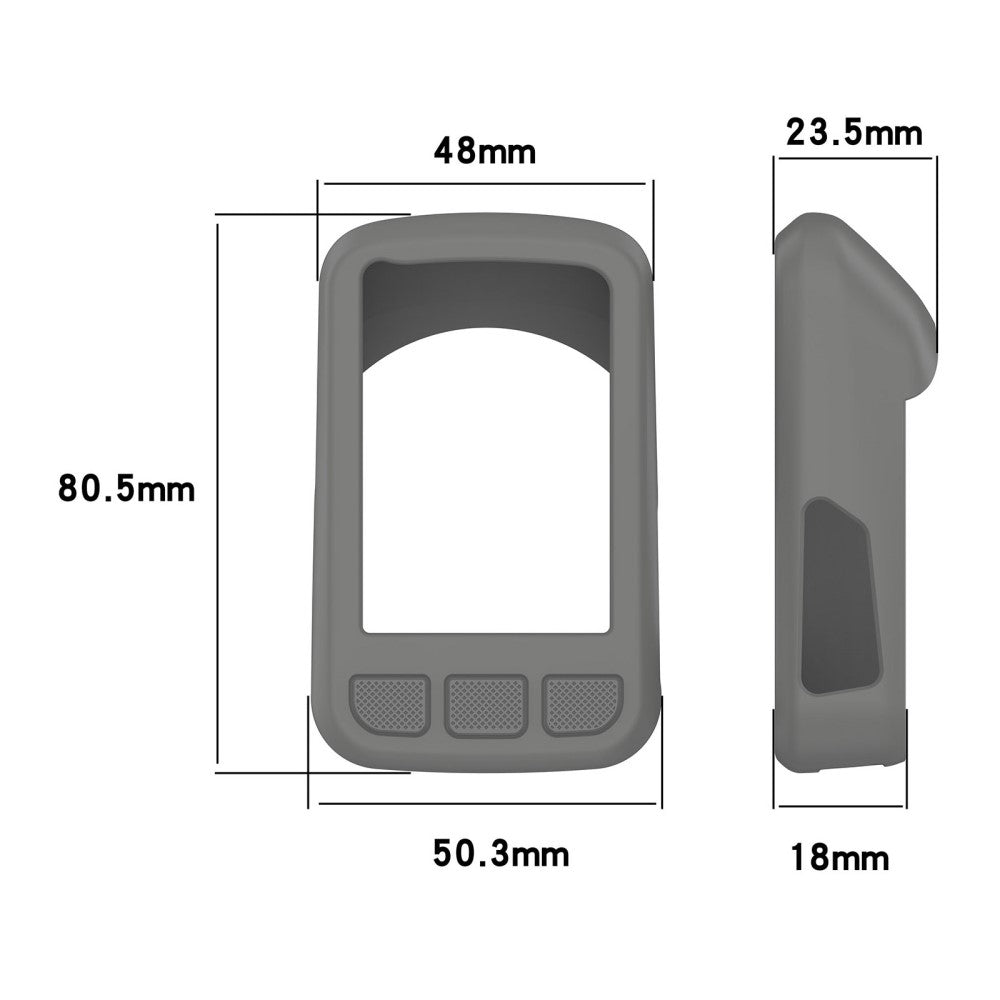 Rigtigt Fed Silikone Cover passer til Wahoo Elemnt Bolt V2 - Sort#serie_5