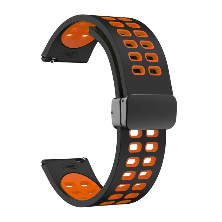 Helt Vildt Godt Silikone Universal Rem passer til Smartwatch - Orange#serie_13