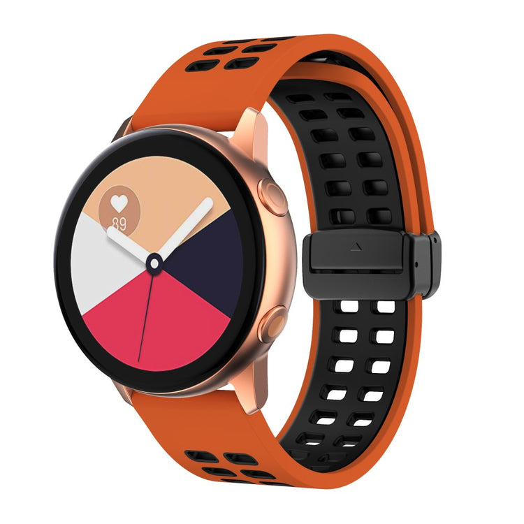 Helt Vildt Godt Silikone Universal Rem passer til Smartwatch - Orange#serie_14