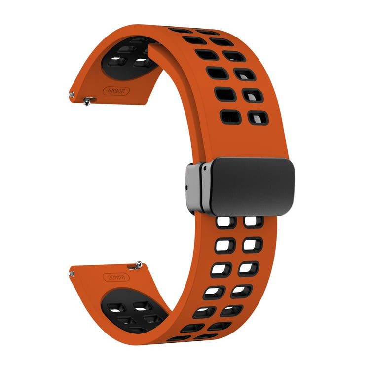 Helt Vildt Godt Silikone Universal Rem passer til Smartwatch - Orange#serie_14