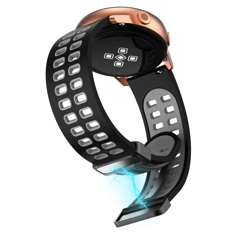 Helt Vildt Godt Silikone Universal Rem passer til Smartwatch - Sølv#serie_2