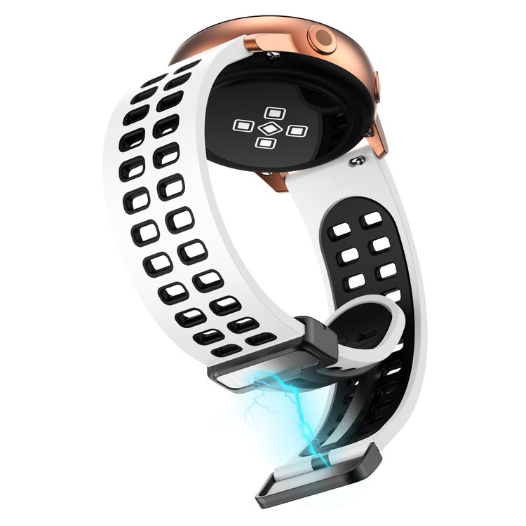 Helt Vildt Godt Silikone Universal Rem passer til Smartwatch - Hvid#serie_3