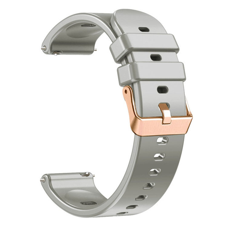 Meget Kønt Silikone Universal Rem passer til Smartwatch - Sølv#serie_5