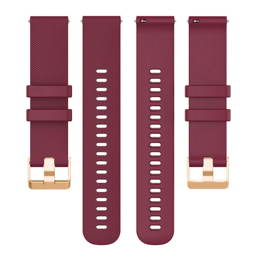 Pænt Silikone Universal Rem passer til Smartwatch - Rød#serie_6