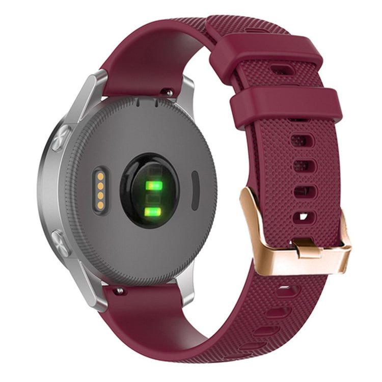 Rigtigt Slidstærk Silikone Universal Rem passer til Smartwatch - Rød#serie_6