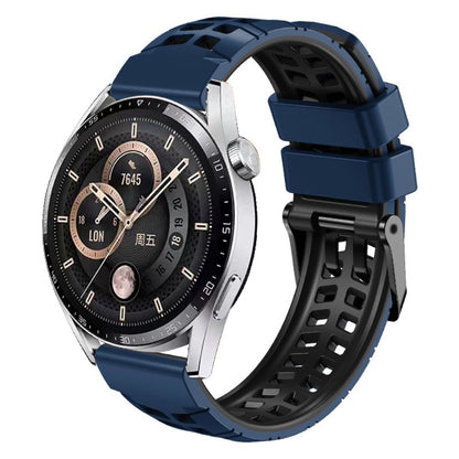 Alle Tiders Silikone Universal Rem passer til Smartwatch - Blå#serie_2