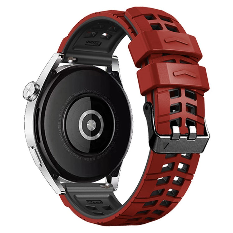 Alle Tiders Silikone Universal Rem passer til Smartwatch - Rød#serie_4
