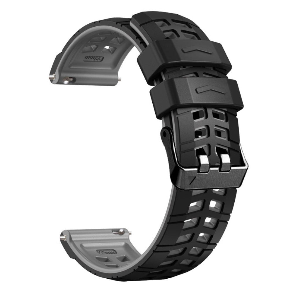 Alle Tiders Silikone Universal Rem passer til Smartwatch - Sølv#serie_6
