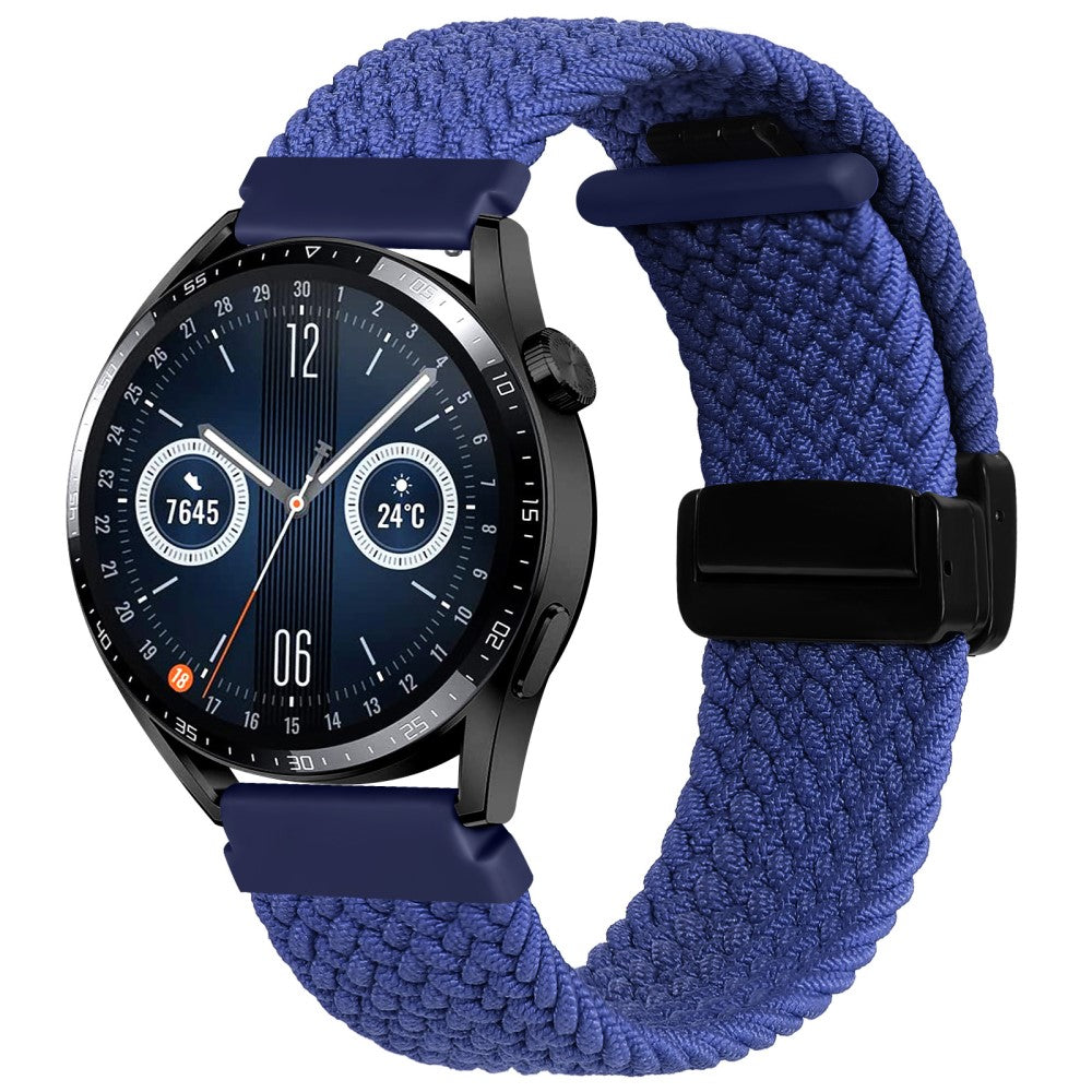 Stilren Nylon Universal Rem passer til Smartwatch - Blå#serie_8