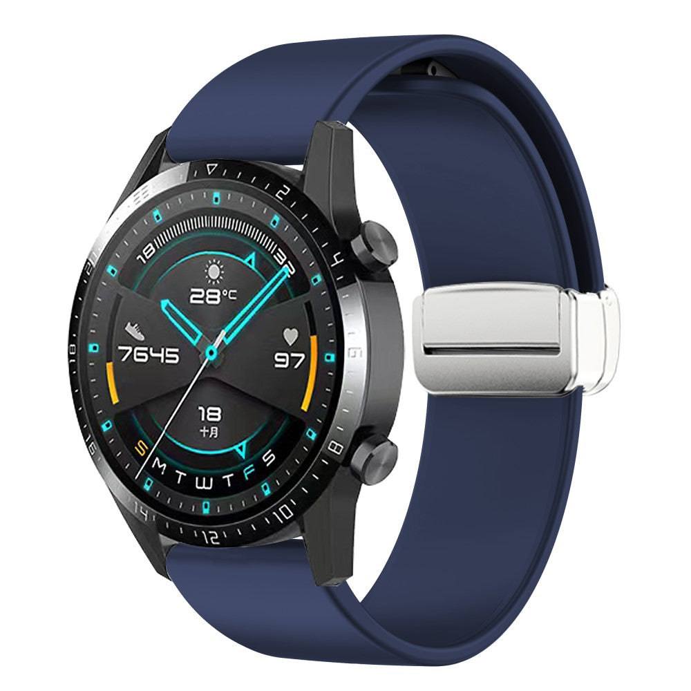 Vildt Sejt Silikone Universal Rem passer til Smartwatch - Blå#serie_10