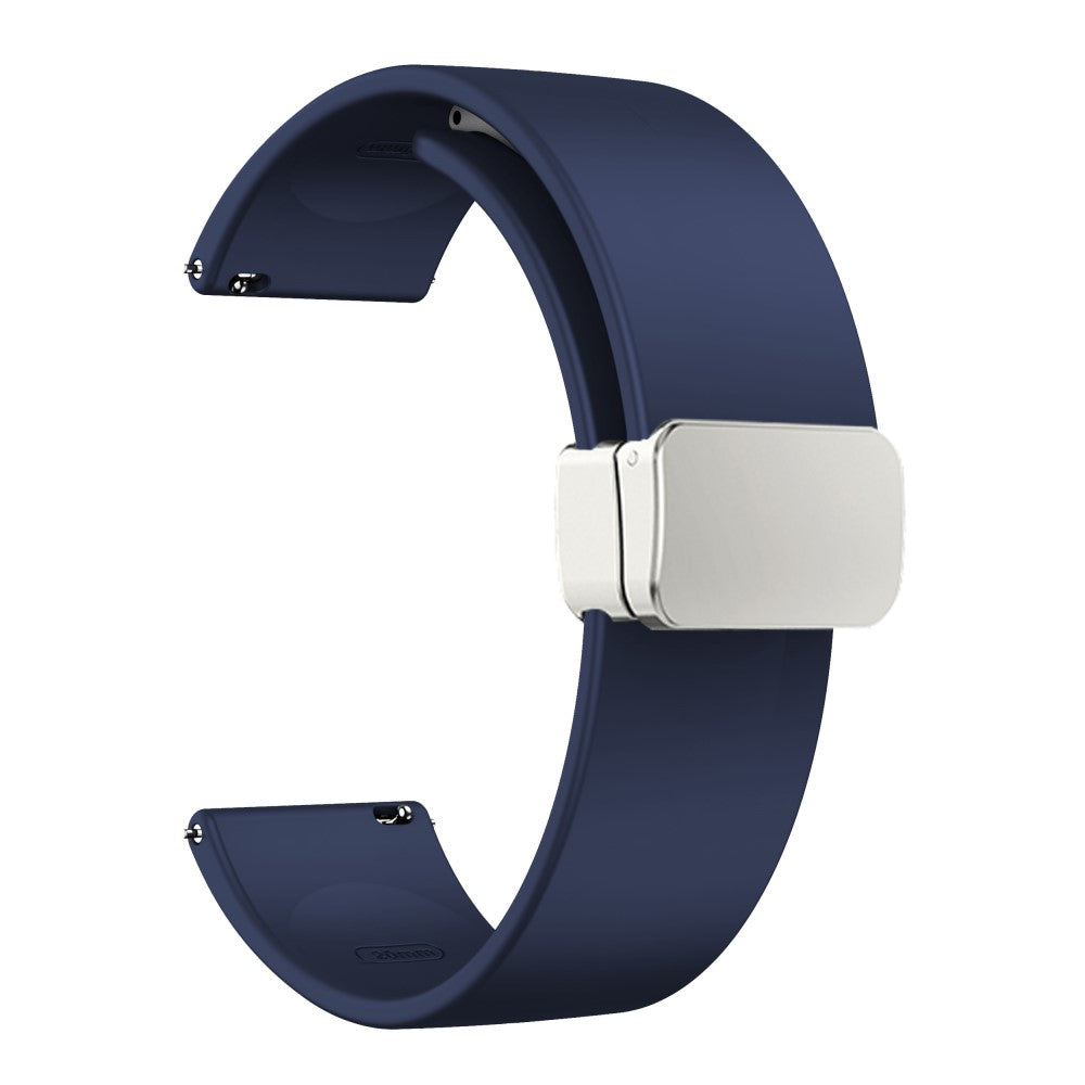 Vildt Sejt Silikone Universal Rem passer til Smartwatch - Blå#serie_10