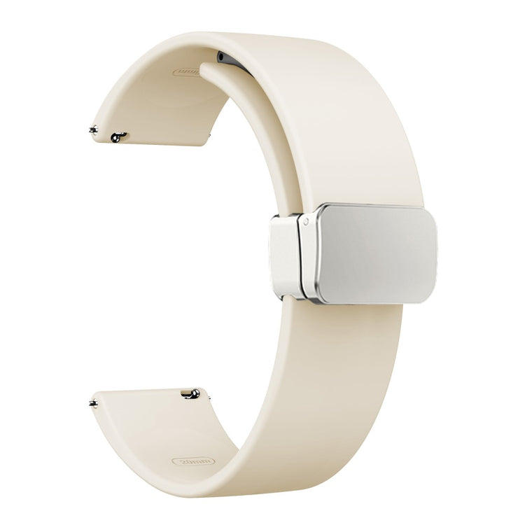 Vildt Sejt Silikone Universal Rem passer til Smartwatch - Hvid#serie_11