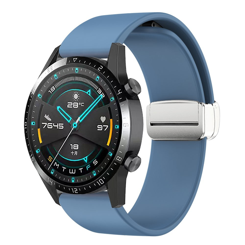 Vildt Sejt Silikone Universal Rem passer til Smartwatch - Blå#serie_12