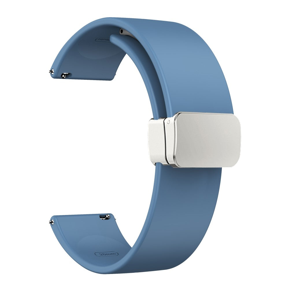 Vildt Sejt Silikone Universal Rem passer til Smartwatch - Blå#serie_12