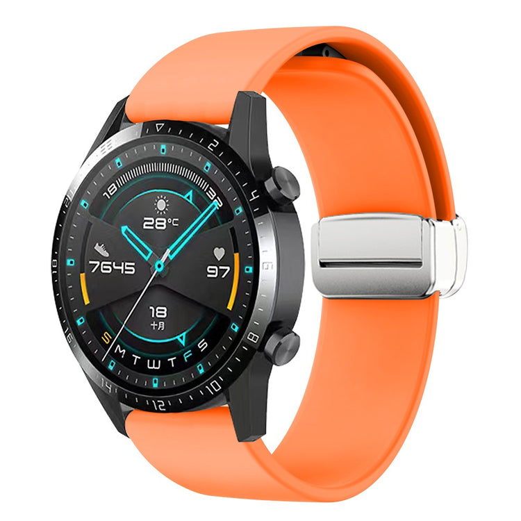 Vildt Sejt Silikone Universal Rem passer til Smartwatch - Orange#serie_4