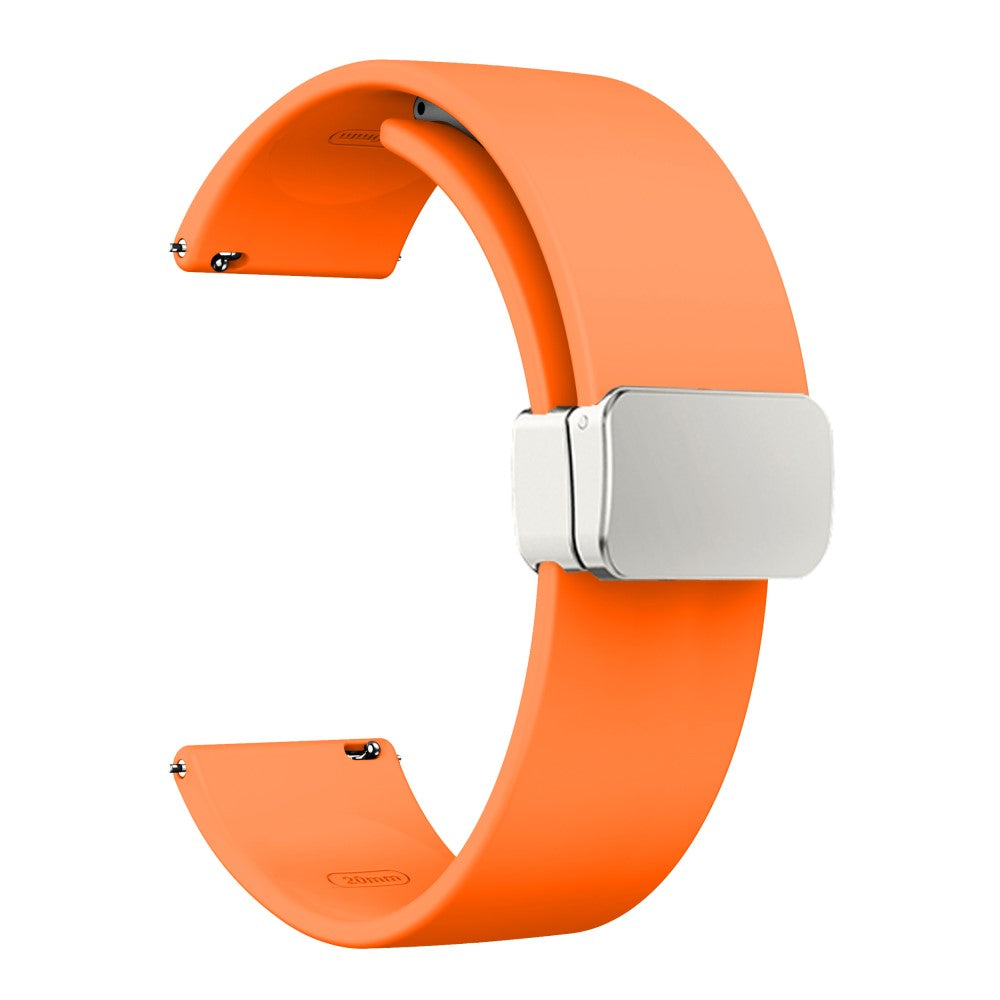 Vildt Sejt Silikone Universal Rem passer til Smartwatch - Orange#serie_4