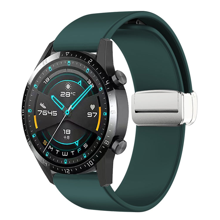 Vildt Sejt Silikone Universal Rem passer til Smartwatch - Grøn#serie_6