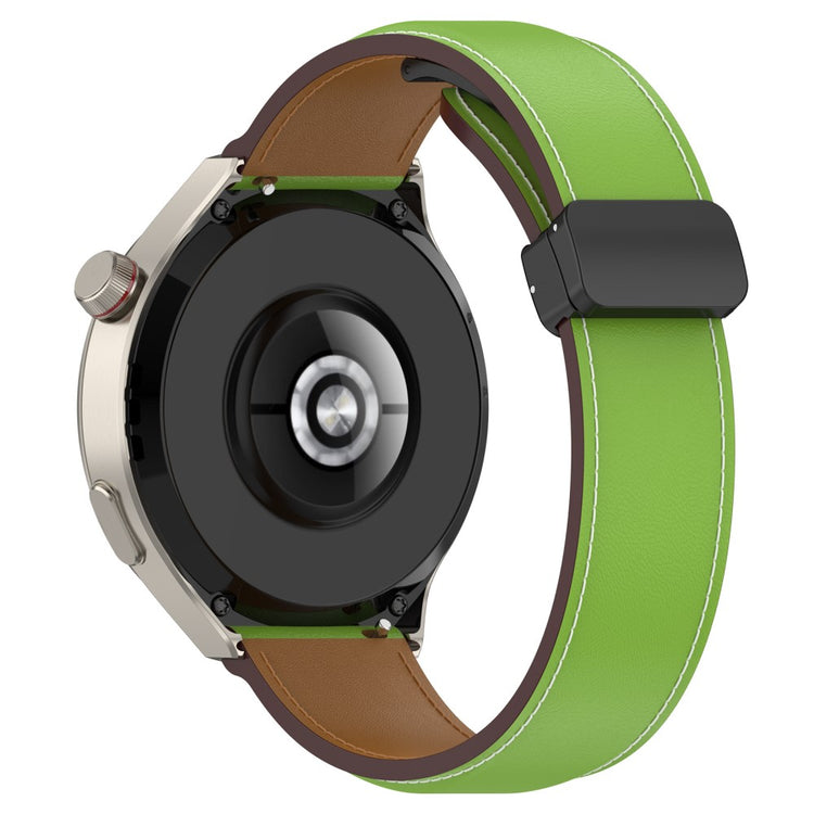 Helt Vildt Flot Ægte Læder Universal Rem passer til Smartwatch - Grøn#serie_4