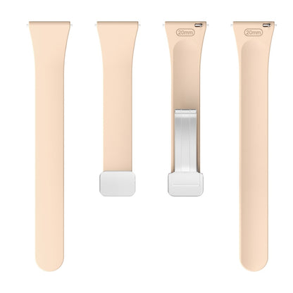 Mega Smuk Metal Og Silikone Universal Rem passer til Smartwatch - Pink#serie_4