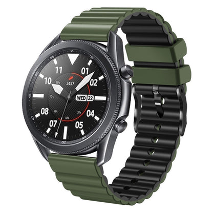 Super Fantastisk Metal Og Silikone Universal Rem passer til Smartwatch - Grøn#serie_8