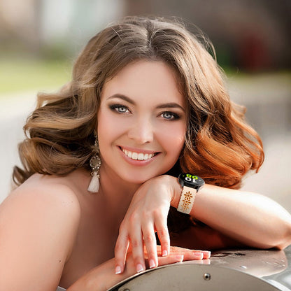20mm Universal dual color blossom hollow strap - Starlight+Orange#serie_12